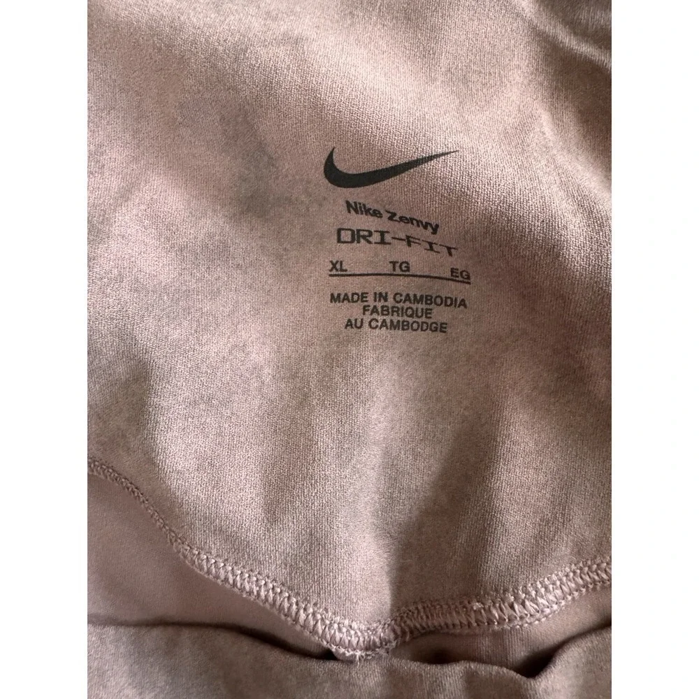 New Nike Zenvy  High-Waisted 7/8 Leggings Smoky Mauve Women's Size XL Stretch